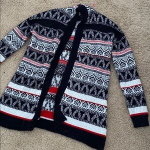 Thick cardigan sweater